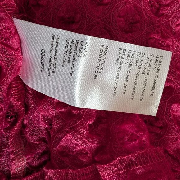 Urban Outfitters Two pcs popcorn knit wrap tops black and pink size L NWT - Picture 7 of 11